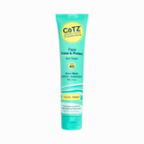 Image of Cotz Face Prime & Protect Non-Tinted SPF 40 tube on white background