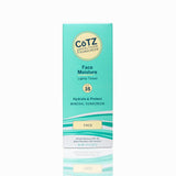 Front of Cotz Face Moisture Lightly Tinted SPF 35 carton