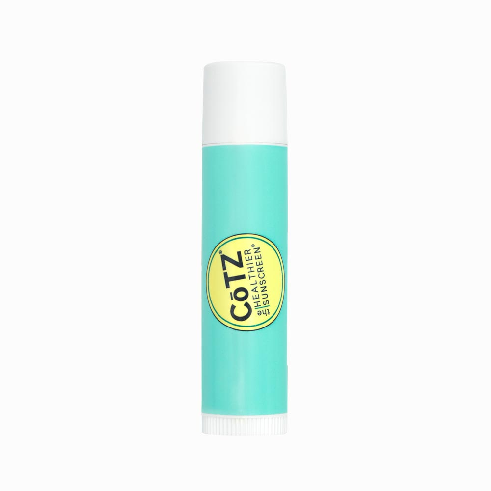 Image of Cotz Lip Balm Tinted SPF 45 Tube on white background